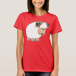 Camiseta de Cartoon Confiante e Bonita