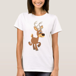 Camiseta de Cartoon de Trote de Veado