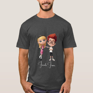 Camiseta de Cartoon Duo Aventurada - Divertida e W