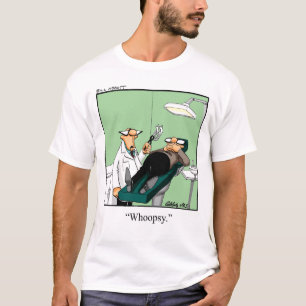 Camiseta de Cartoon Engraçado Dentista