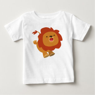 Camiseta de Cartoon Lion Baby T-Shirt