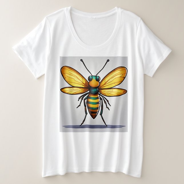 Camiseta de Cartoon Mosquito Sinister (Frente do Design)