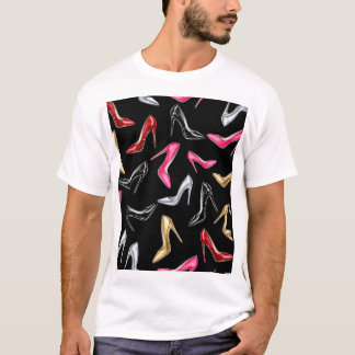 Camiseta de Casal com Estampa de Stiletto — Dele