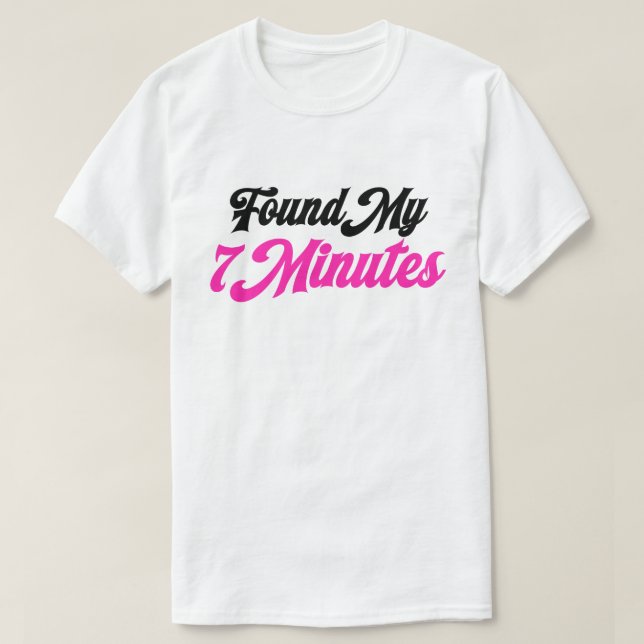 Camiseta de Casal Combinando 7 Minutos Fofa  (Frente do Design)