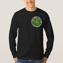 Camiseta de casal de picles fofos e engraçados par