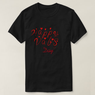 Camiseta de casal fofo e feliz dia dos namorados