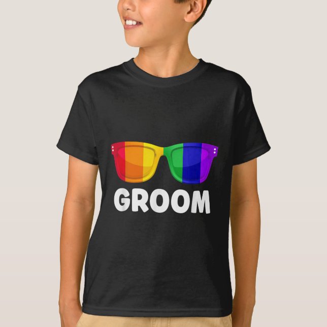 Camiseta de casamento de despedida de solteiro gay (Frente)
