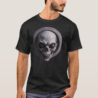 Camiseta de Caveira Alien