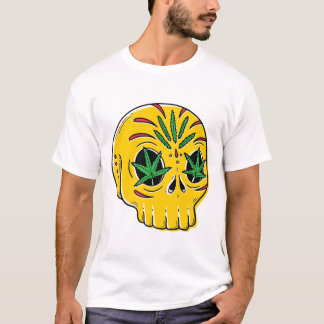 Camiseta de Caveira de Erva