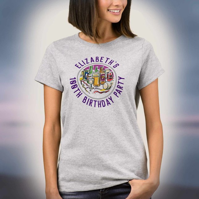 Camiseta de Celebração de 100 Anos de Idade (Criador carregado)