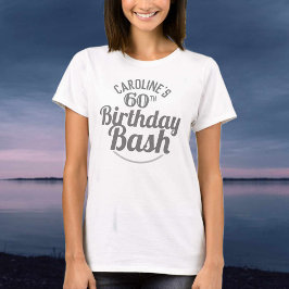 Camiseta de Celebração de 60 Anos de Idade