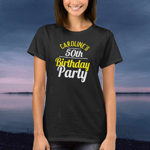 Camiseta de Celebração de Aniversário de 50 Anos