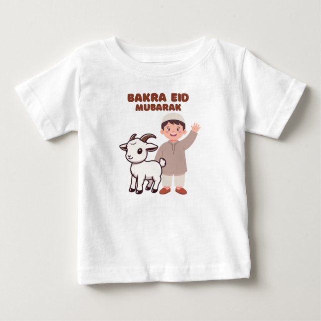 Camiseta de celebração do Eid para crianças - Cute (Frente)