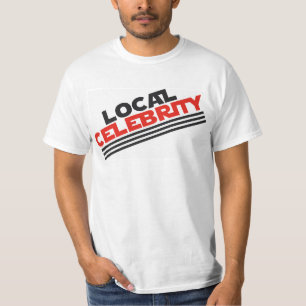 Camiseta de Celebridade Local