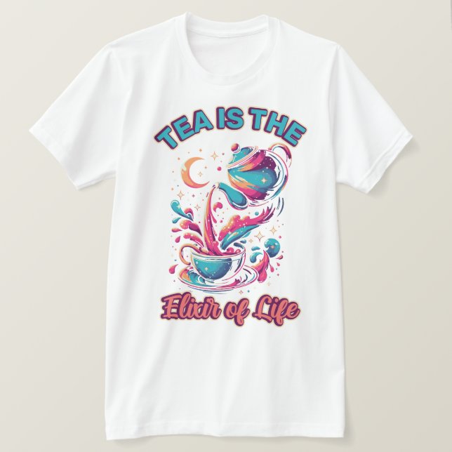 Camiseta de Chá (Frente do Design)