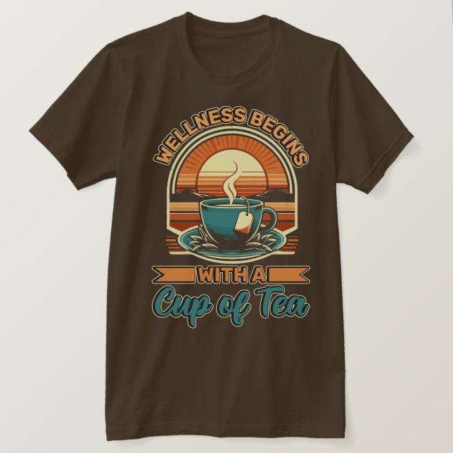 Camiseta de Chá  (Frente do Design)