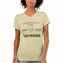 Camiseta de Chá de Noiva Sinos de Casamento Modern