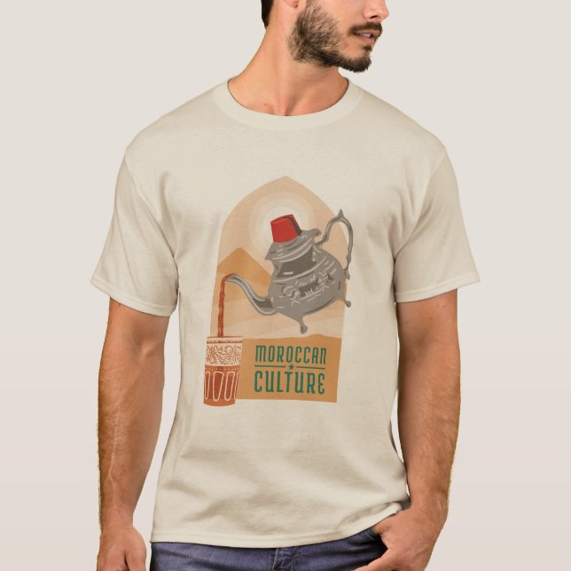 Camiseta de chá marroquina (Frente)