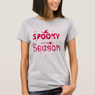 Camiseta de Chapéu de Bruxa da Temporada Assustado