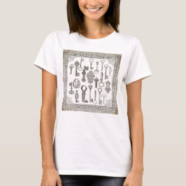 Camiseta de Chaves Antigas com Borda Rebuscada Dan