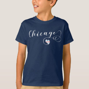 Camiseta de Chicago do coração, Illinois