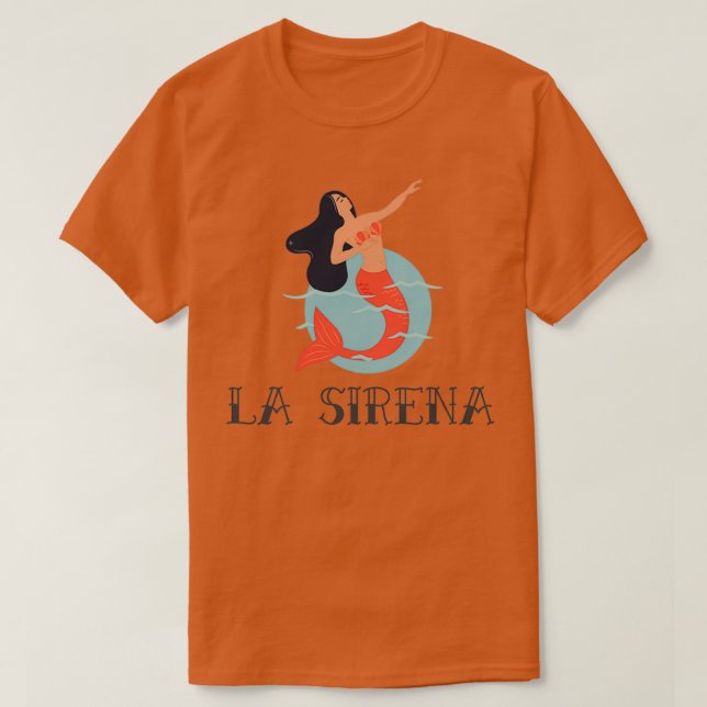 Camiseta de Chicana Loteria Mermaid T (Frente do Design)