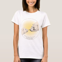 Camiseta de Churchill Souvenir Camisa do Urso Pola