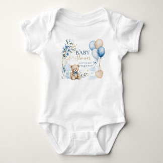 Camiseta de Churrasco de Bebê em Aquarela Fofa | C