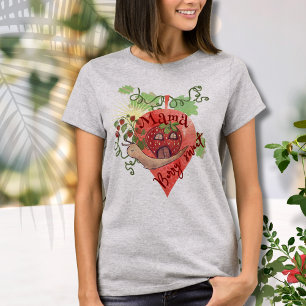 Camiseta de Chuveiro de Bebê Mama Berry Sweet