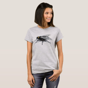 Camiseta de cinza das mulheres Buddy