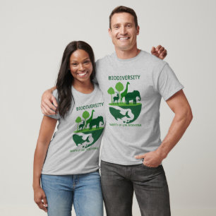 Camiseta de Cinzas de Biodiversidade