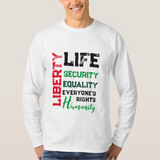 Camiseta de Citação de Direitos de Todos