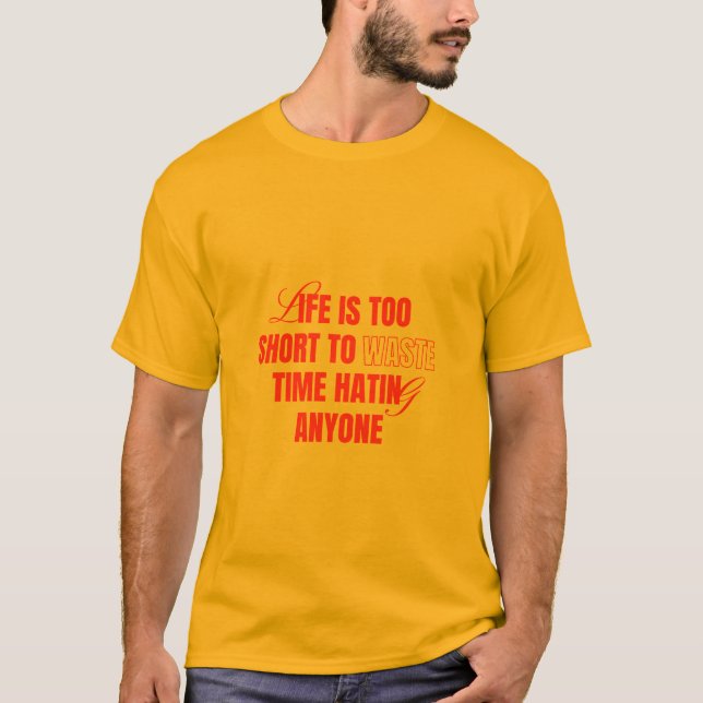 Camiseta de Citação de Mentalidade Positiva (Frente)