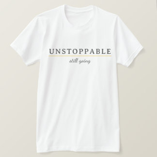 Camiseta de Citação de Motivação Mínima INSTOPPÁVE