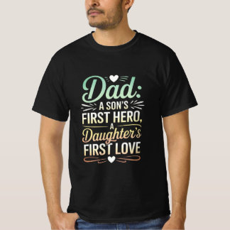 Camiseta de Citação do Dia dos Pais para Papai e C