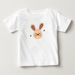 Camiseta de coelho dormindo fofo