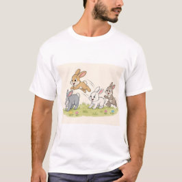 Camiseta de Coelhos Saltitantes – Coelhinhos de De
