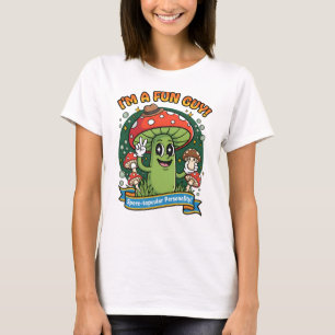 Camiseta de Cogumelo Engraçado – Design “Eu sou um