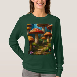 Camiseta de Cogumelo Fantasia
