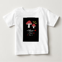 Camiseta de cogumelo fofo 