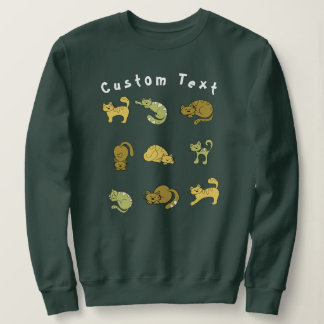 Camiseta de Colagem de Gato Fofa - Presente para A