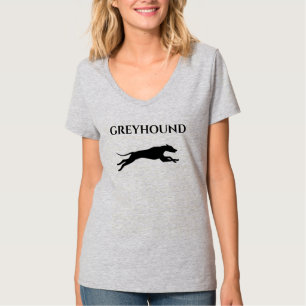 Camiseta de colo de mulher GREYHOUND.