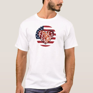 Camiseta de combate a incêndios no coração® de Lov