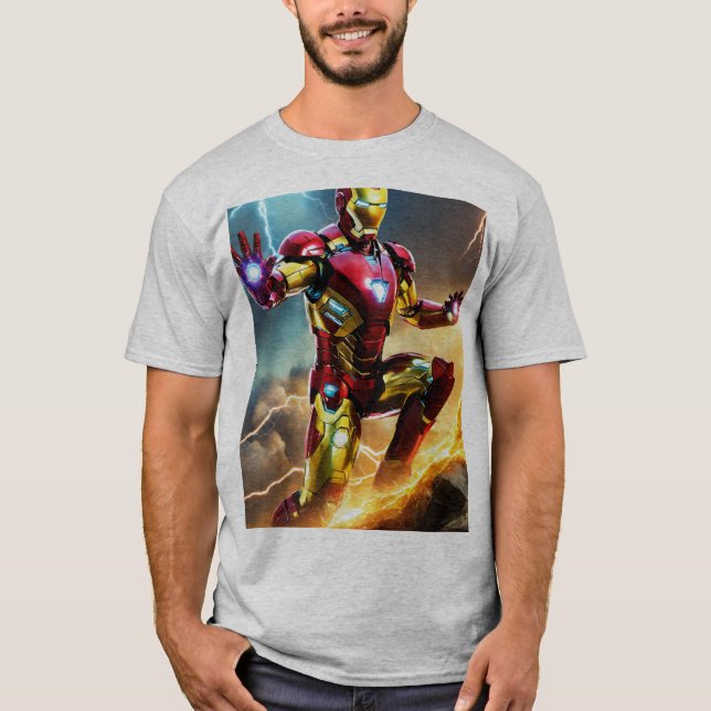 Camiseta de combate design de qualidade de algodão (Frente)