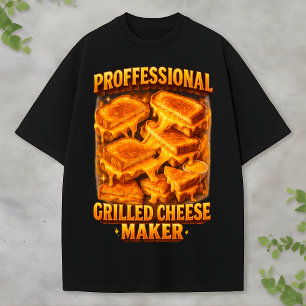 Camiseta de comida engraçada com estética de CD de