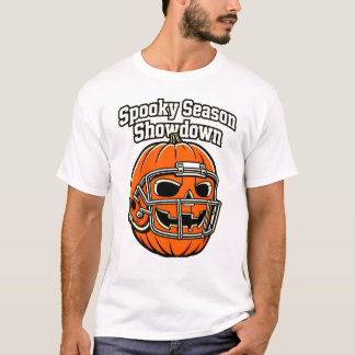 Camiseta de Confronto da Temporada Assustadora