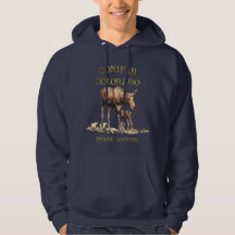 Camiseta de Conífera Mamãe e Bebê Alce