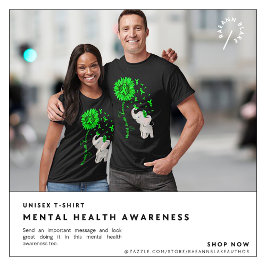 Camiseta de Conscientização da Saúde Mental