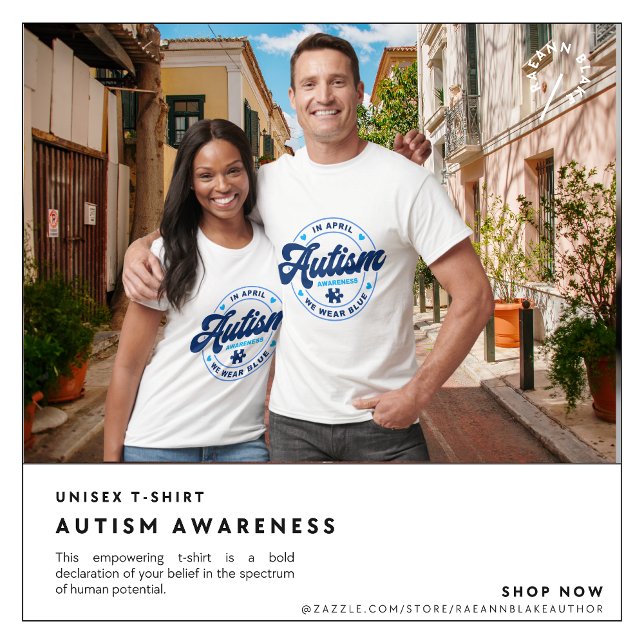 Camiseta de Conscientização do Autismo (Criador carregado)