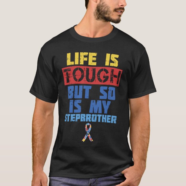 Camiseta de Conscientização do Autismo da Vida Dif (Frente)